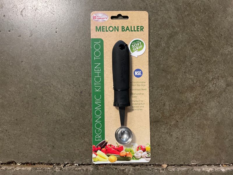 Sacabolas de melón, agarre suave, HDL, NSF