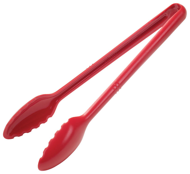 Curv™ 12" PC Serving Tongs, Red