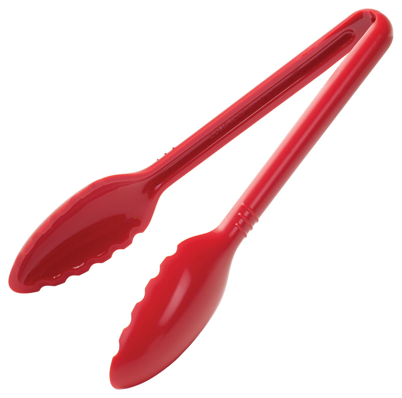 Curv™ 9" PC Serving Tongs, Red